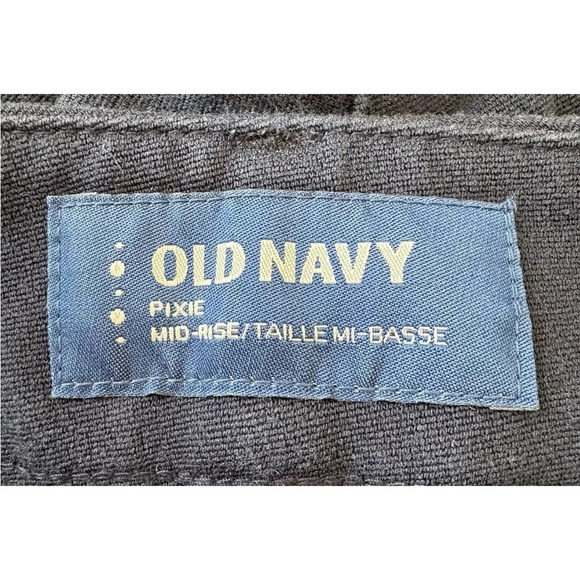 Old Navy Blue Pixie Mid Rise Pants Womens Size 2 (1101) - Picture 4 of 6